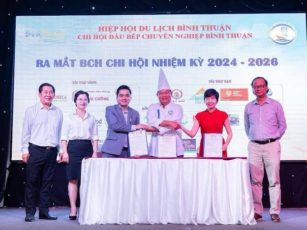 Chi hội Đầu bếp chuyên nghiệp Bình Thuận ký kết hợp tác chiến lược